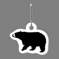 Zippy Clip - Grizzly Bear Decorated Tag W/ Clip Tab